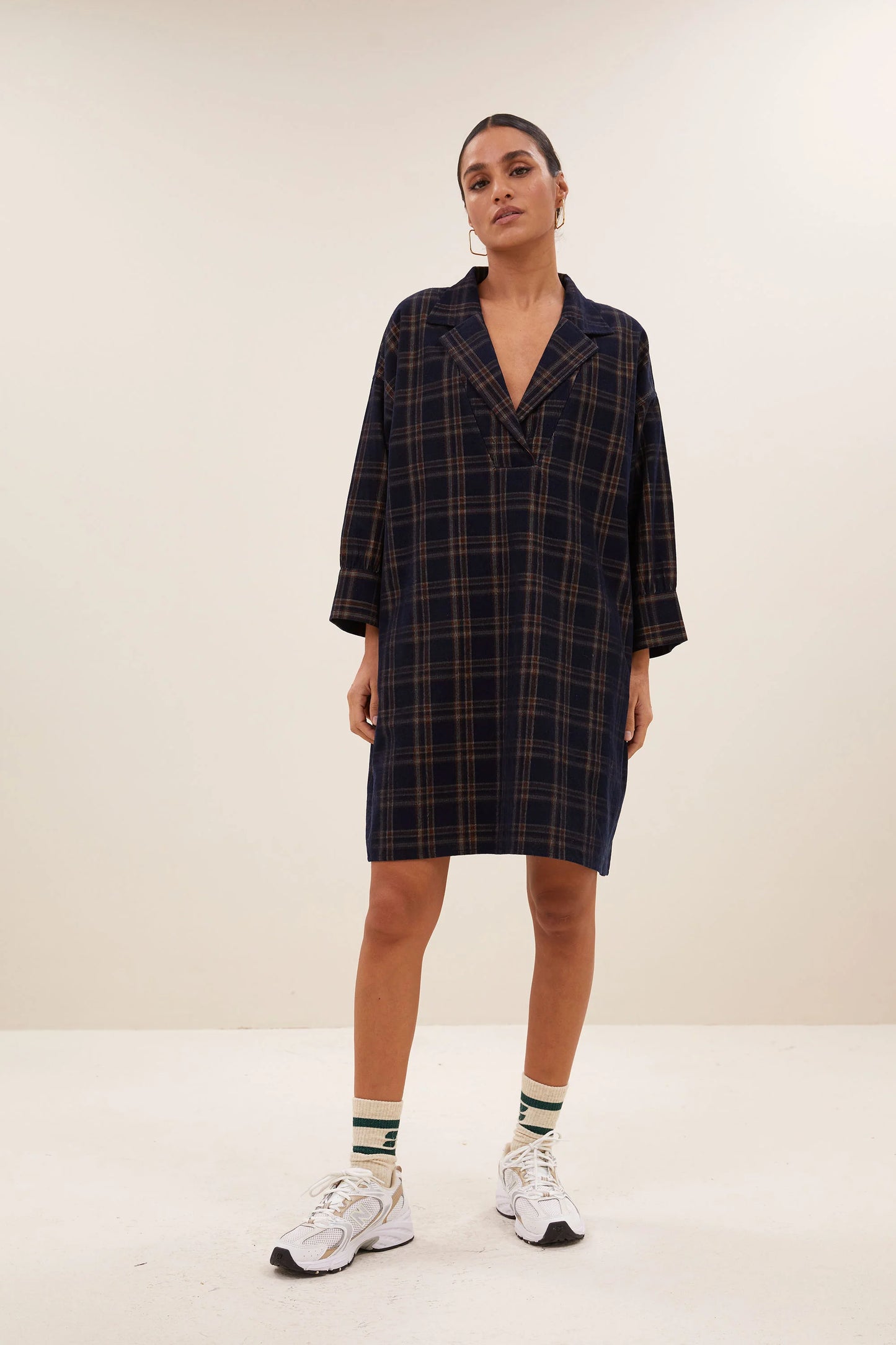 Kleid Pino Check BY-BAR AMSTERDAM