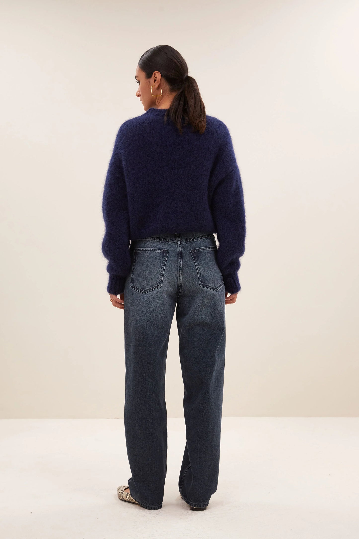 Jeans Lew Dark Denim Pants BY-BAR AMSTERDAM