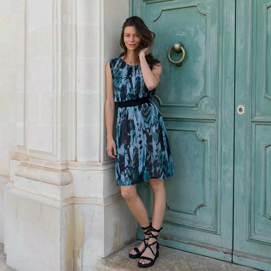 Kleid Adele Print Aquarell WIDDA Gr. XS