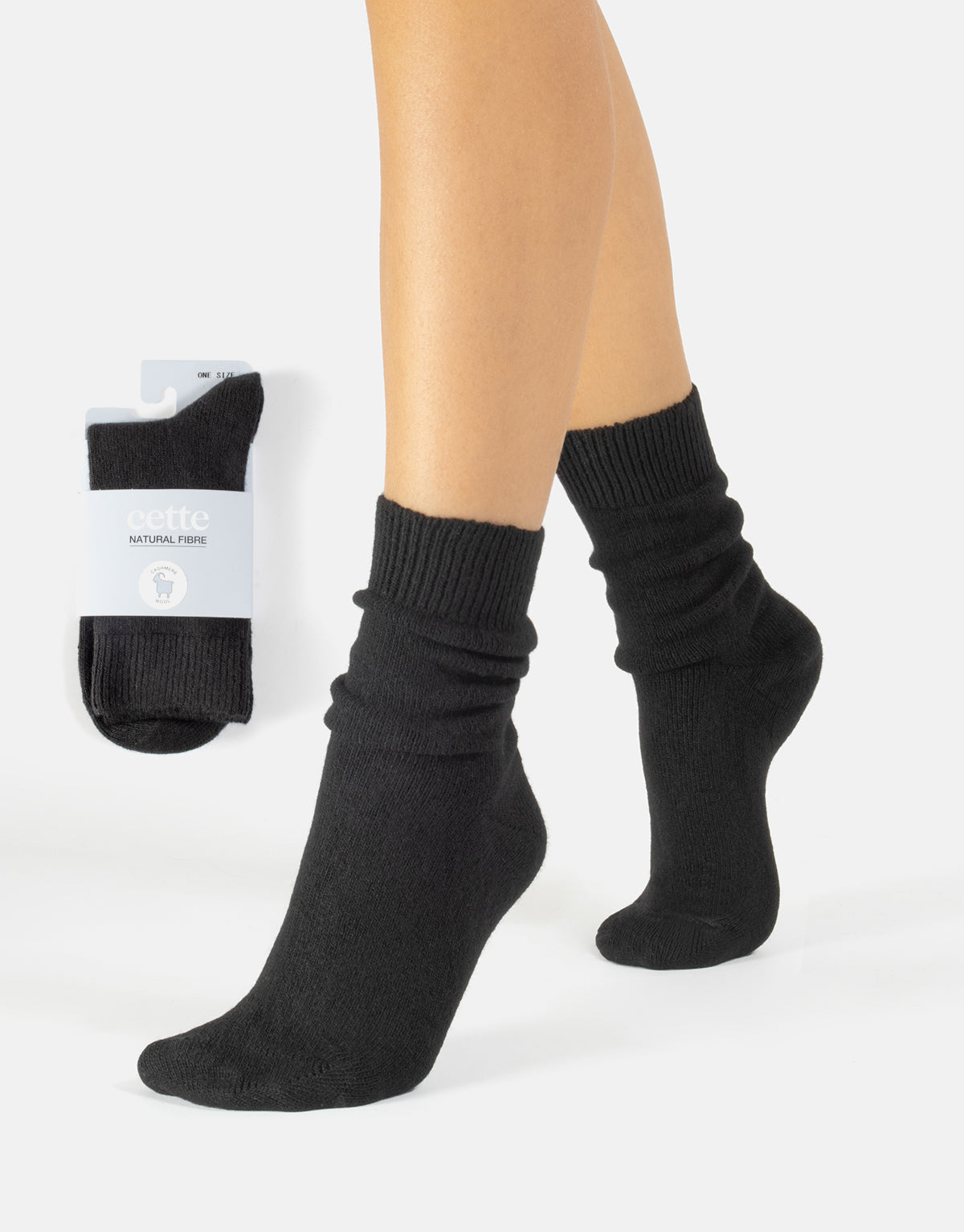 Socken aus Cashmere und Merinowolle CETTE 🍀