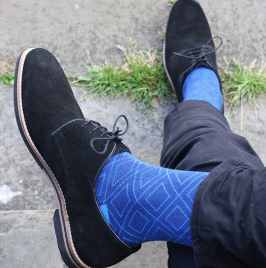 Socken SWOLE PANDA Blue Diamond Gr. 40 - 45