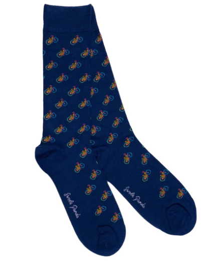 Socken SWOLE PANDA Blue Bicycle
