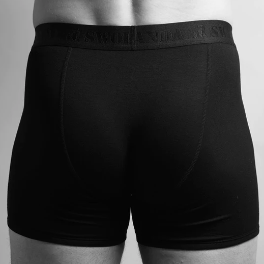 Bambus Boxershorts SWOLE PANDA black