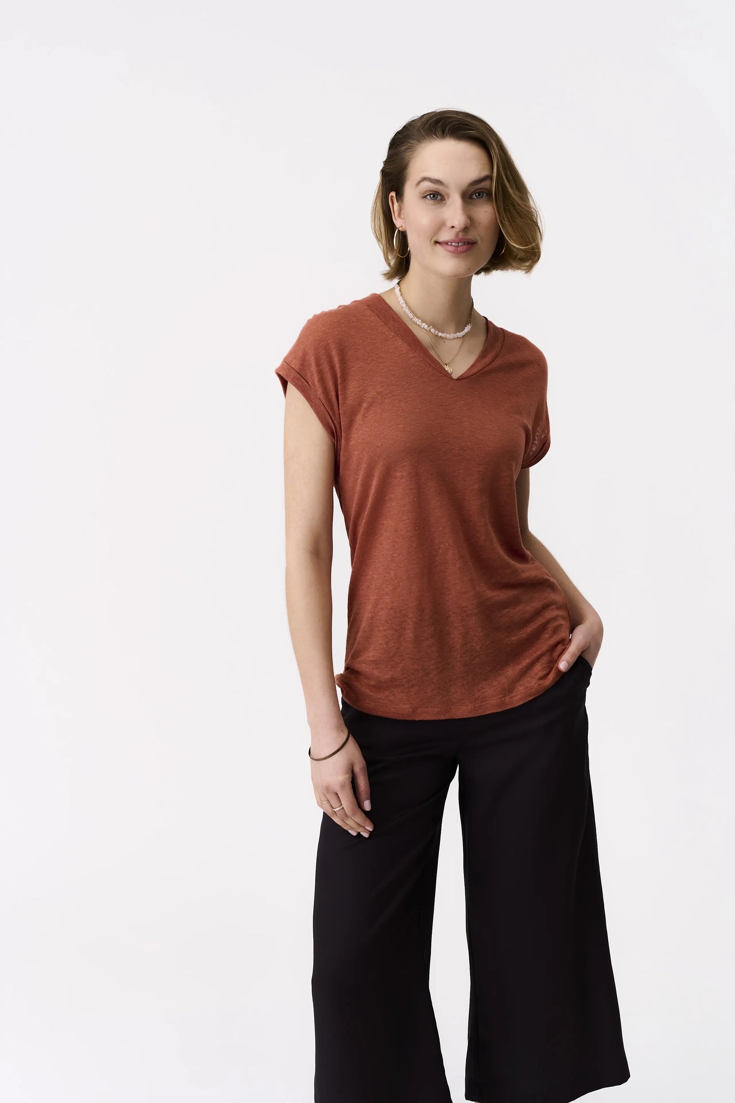 T-Shirt UVR Novaina Leinen