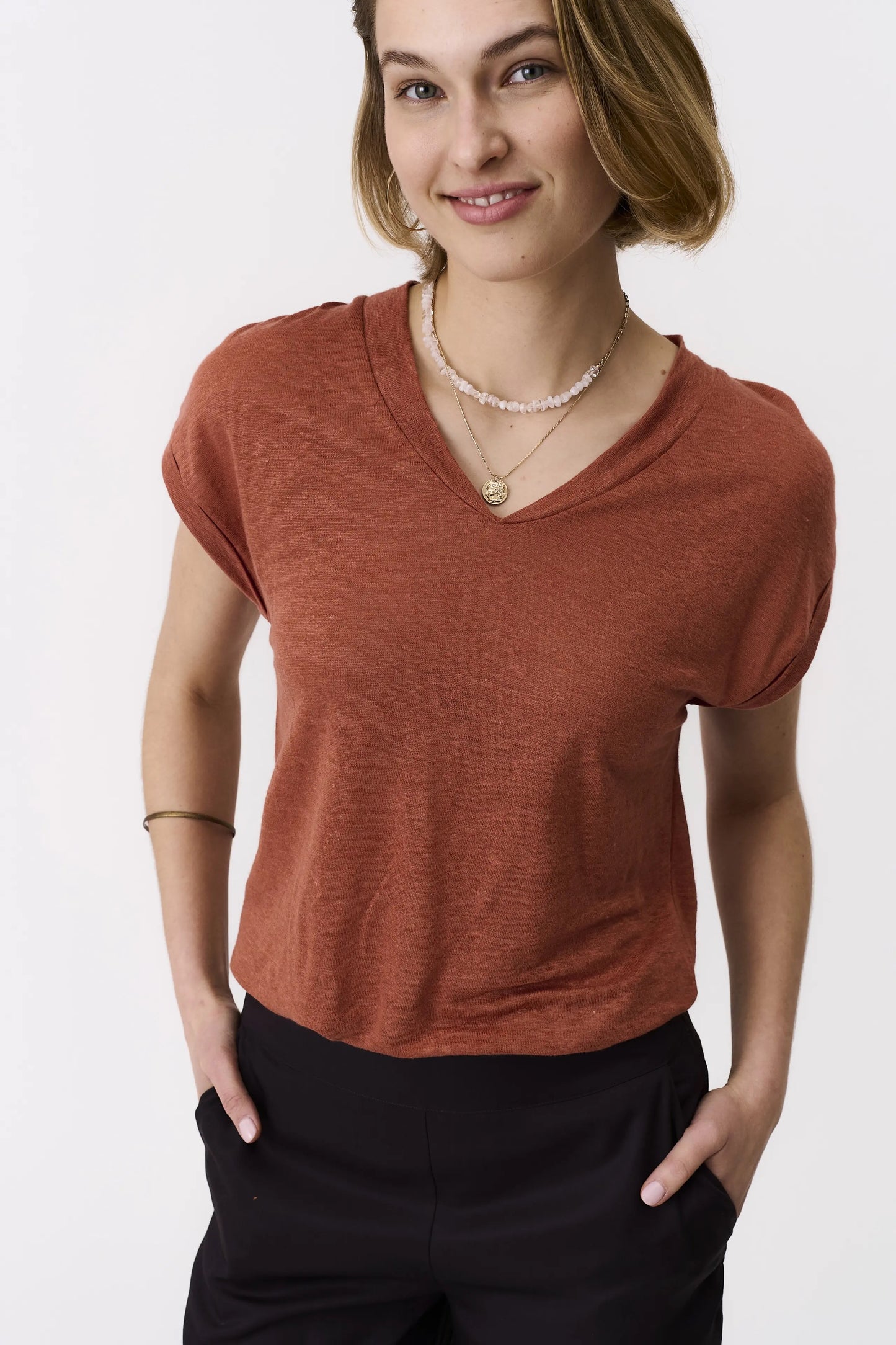T-Shirt UVR Novaina Leinen