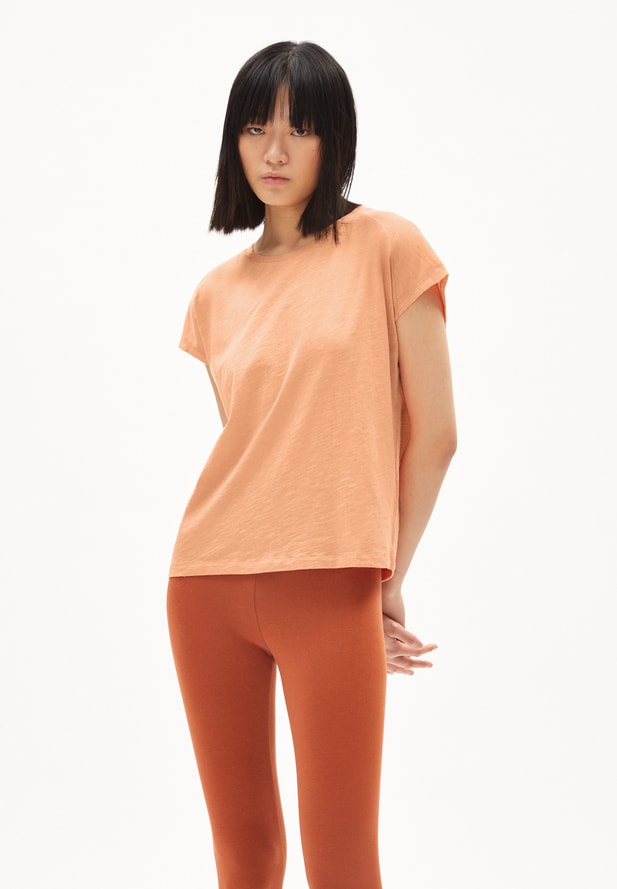 T-Shirt Armedangels Oneliaa warm peach 🍀