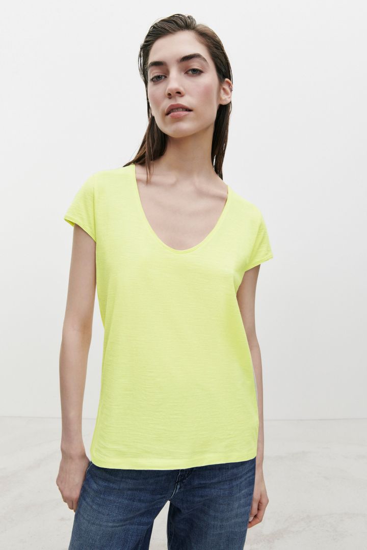 Shirt Drykorn Avivi gelb