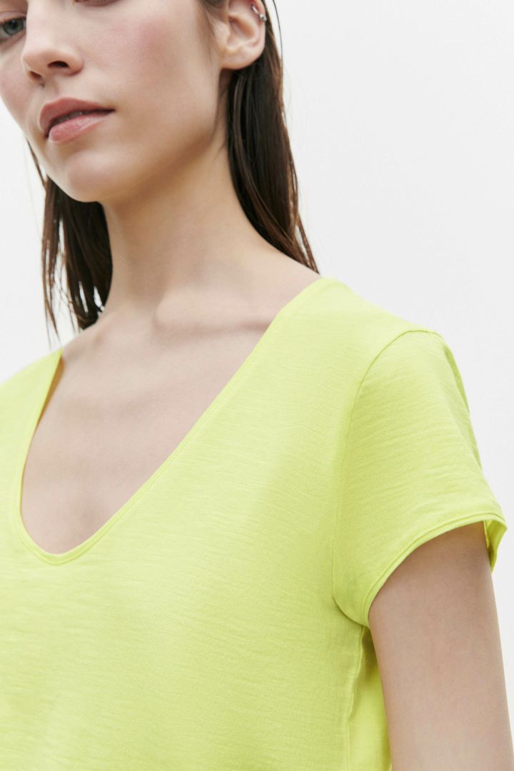 Shirt Drykorn Avivi gelb