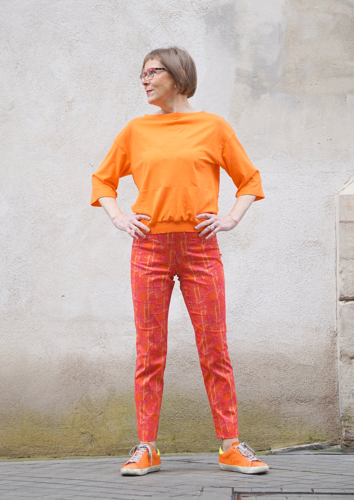 Hose W.E.T. WET by Ines Schneider Pauline 7/8 Blossom Tree