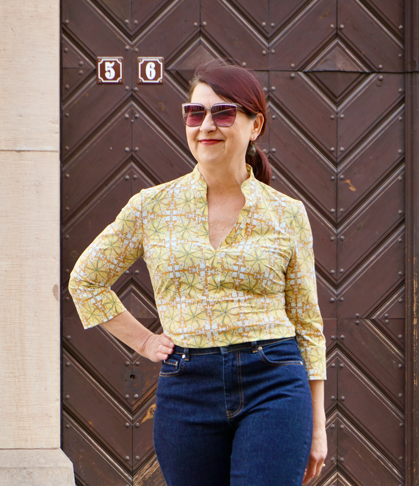 Bluse Elodie Elfies W.E.T. Grüße. XL WET by Ines Schneider