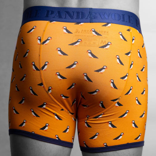 Boxershorts Bambus Papageientaucher SWOLE PANDA