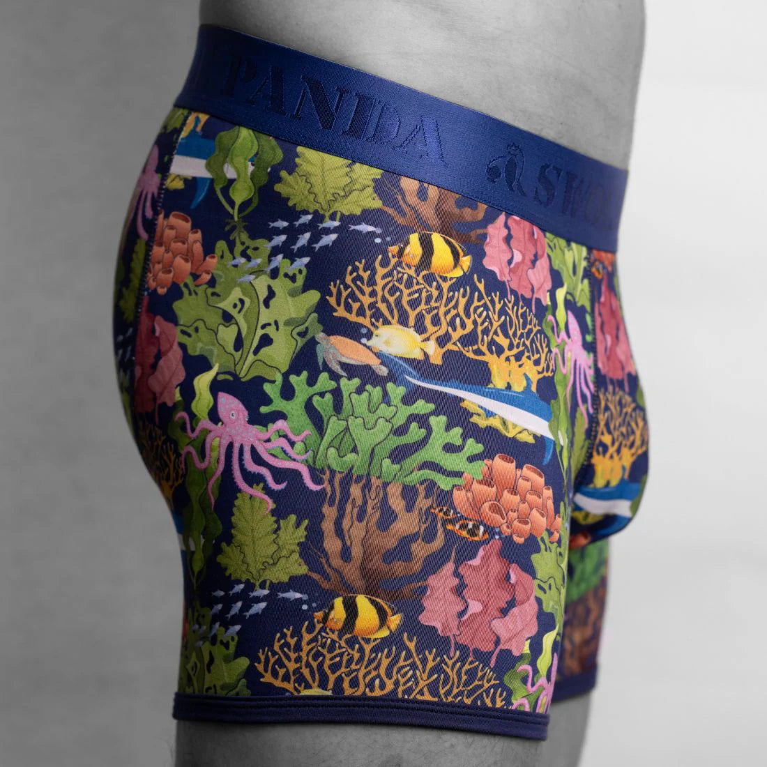 Boxershorts Bambus Marine SWOLE PANDA