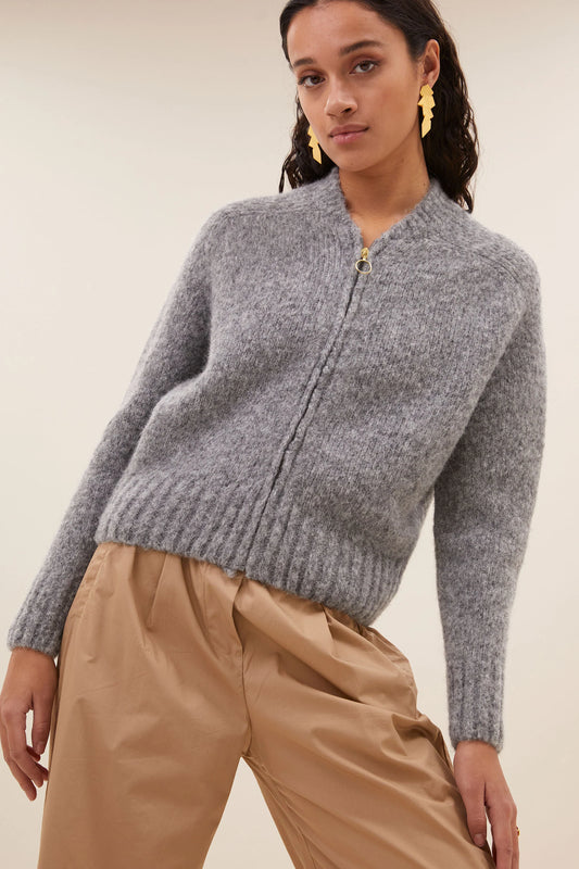 Strickjacke Jonas Zipp BY-BAR AMSTERDAM