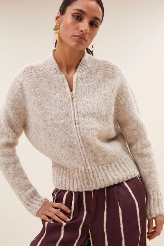 Strickjacke Jonas Zipp BY-BAR AMSTERDAM