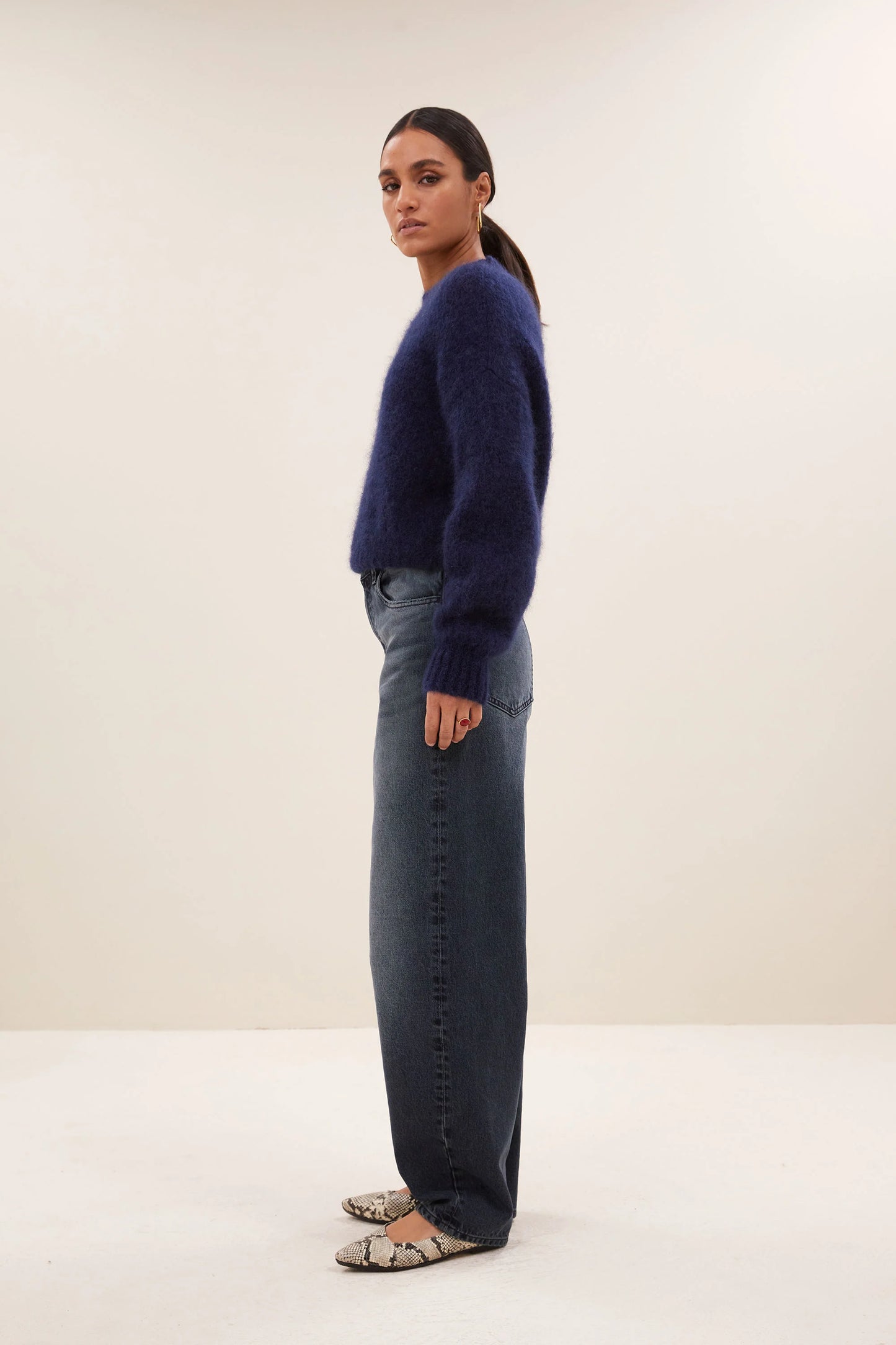 Jeans Lew Dark Denim Pants BY-BAR AMSTERDAM