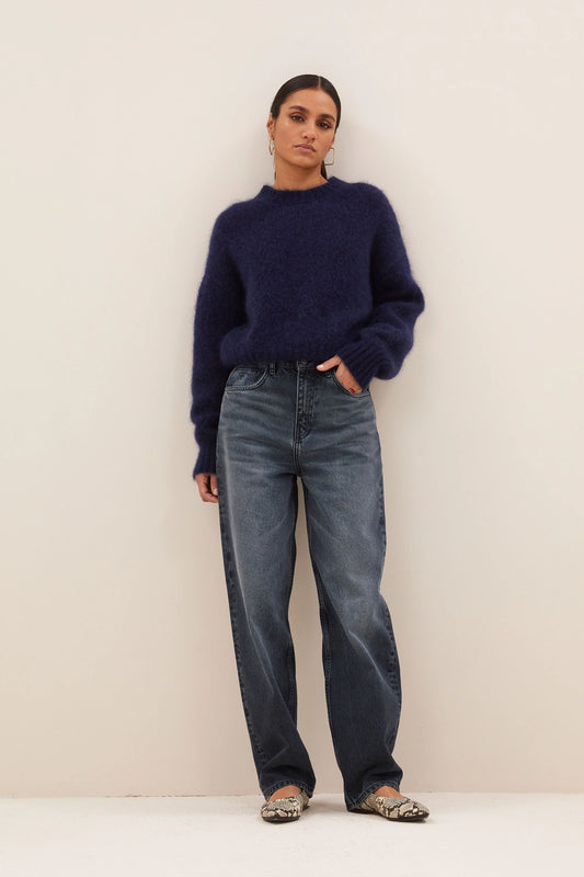 Jeans Lew Dark Denim Pants BY-BAR AMSTERDAM