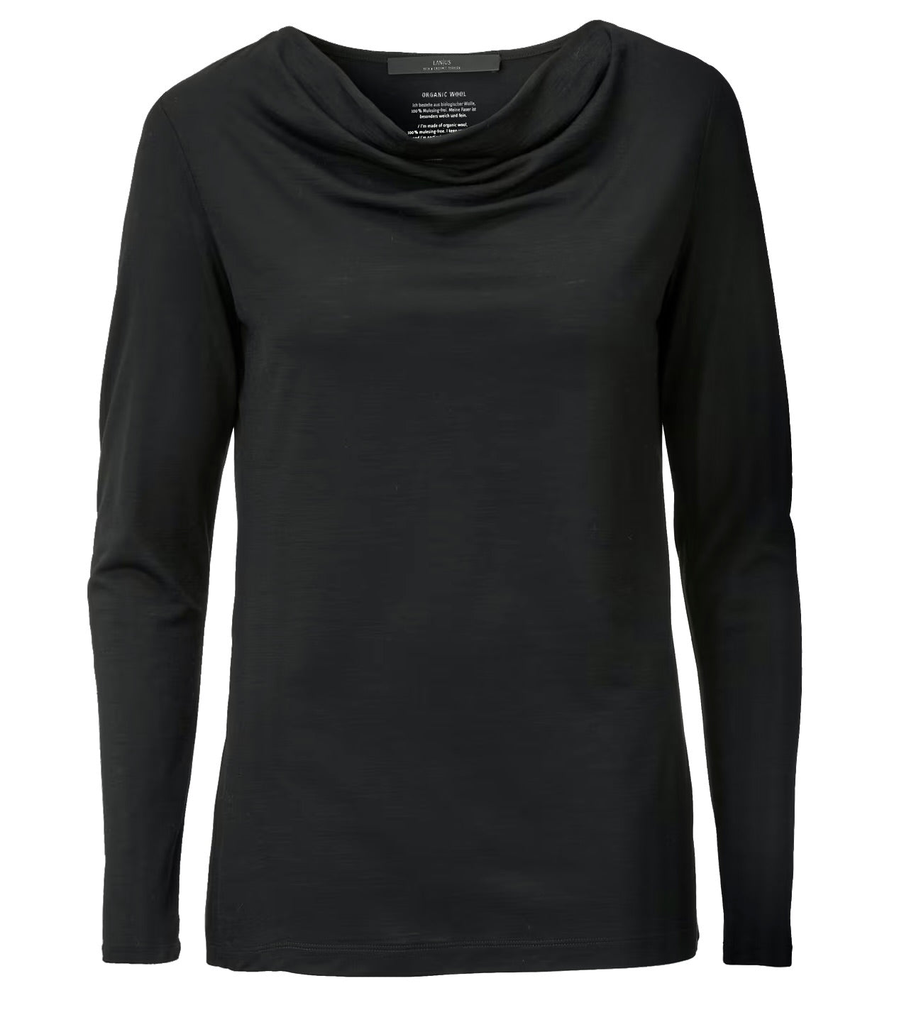 Waserfallshirt Wolle GOTS LANIUS