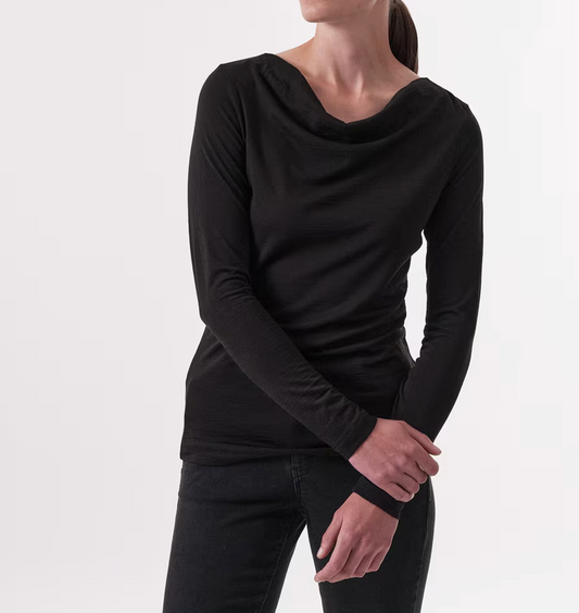 Waserfallshirt Wolle GOTS LANIUS